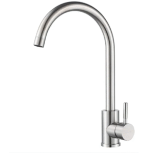 Swivel Kitchen Faucet – Stainless Steel Lever Sink Mixer Tap
